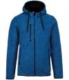 PA365 Proact Heather Hooded Jacket True Indigo colour image